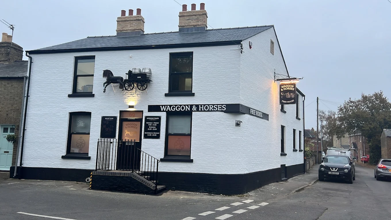 The exterior of The Waggon & Horses